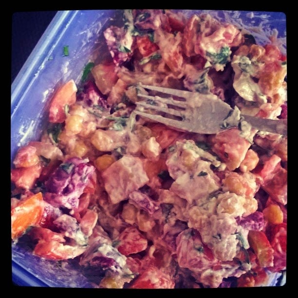 وصفات صحية- سلطة البنجر و&nbsp;الحمص